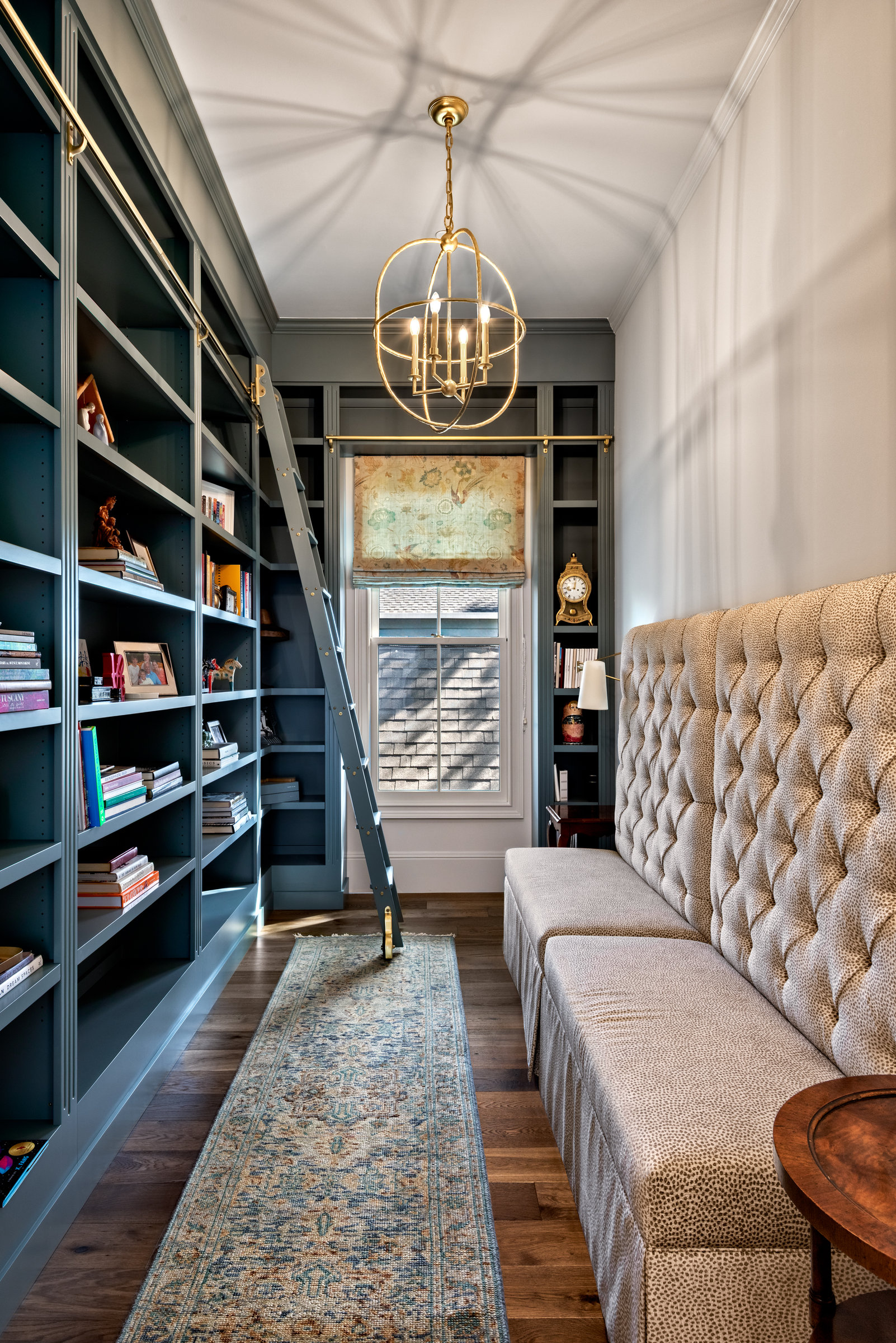 Floor-to-ceiling library, Haydon Street Residence